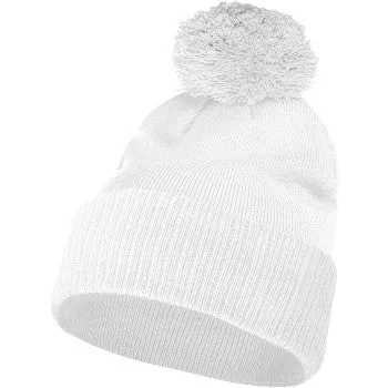 adidas Unisex Solid Cupped Pom Beanie