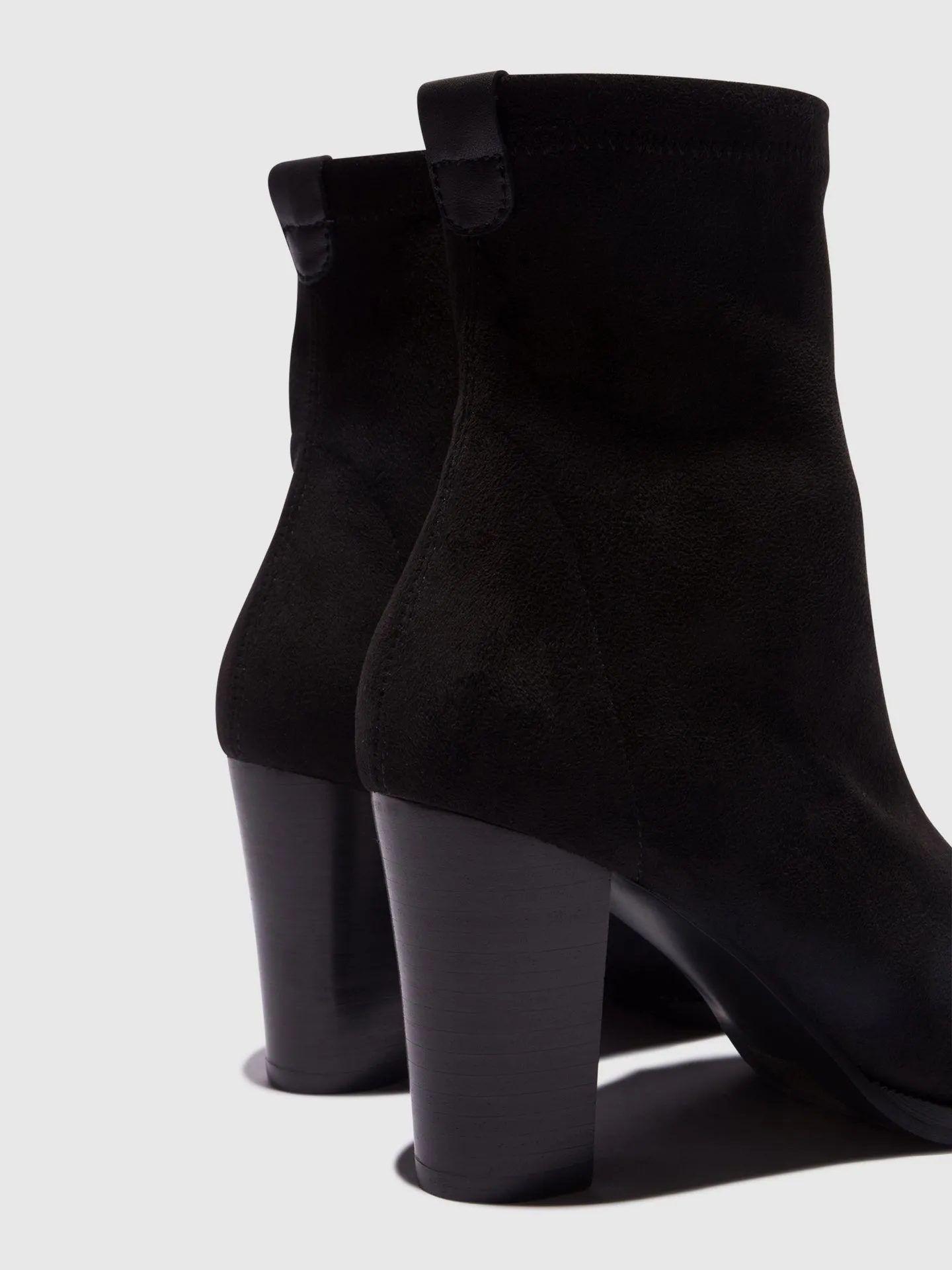 Black Zip Up Ankle Boots
