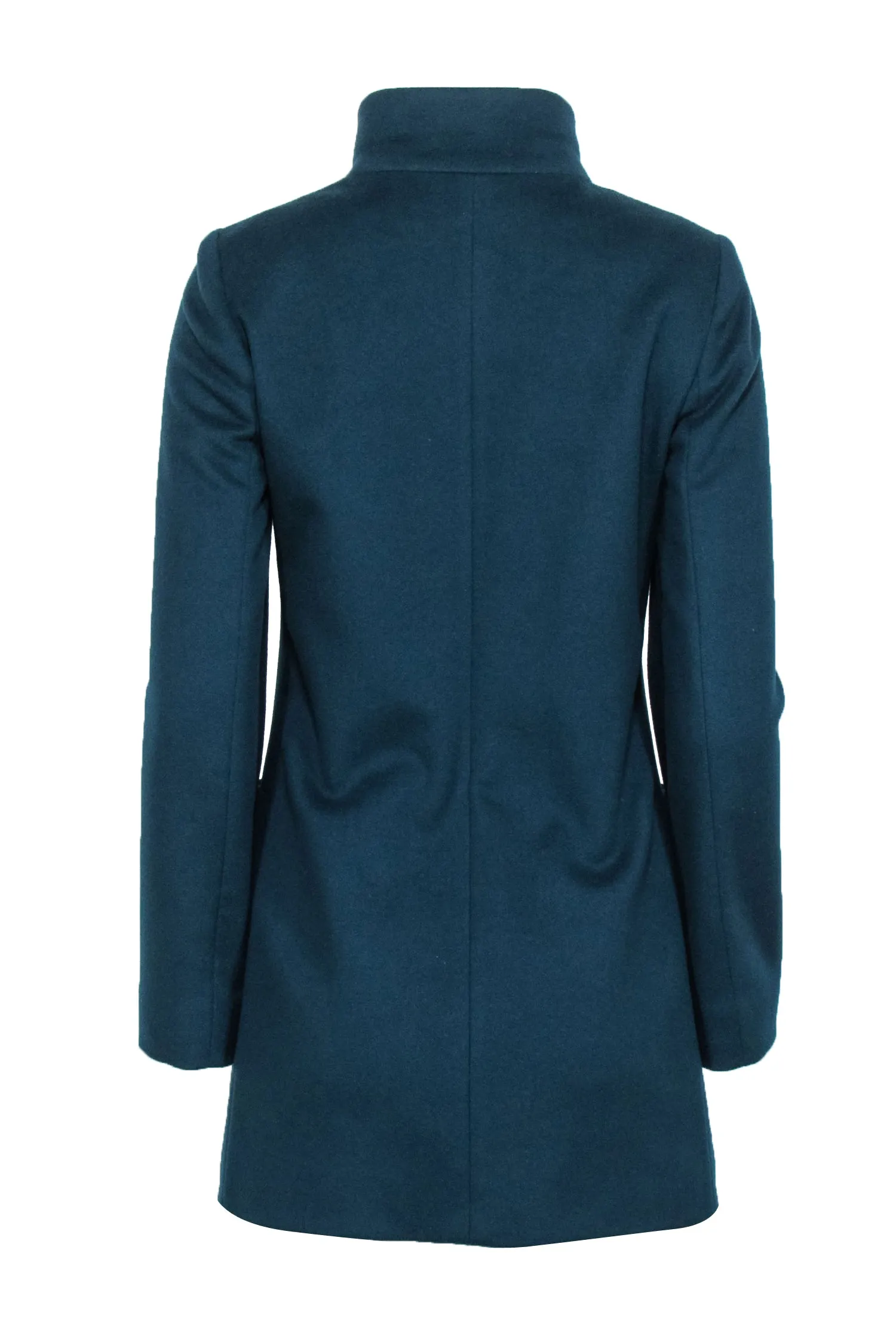 Cinzia Rocca - Teal Wool & Cashmere Blend Coat Sz 2