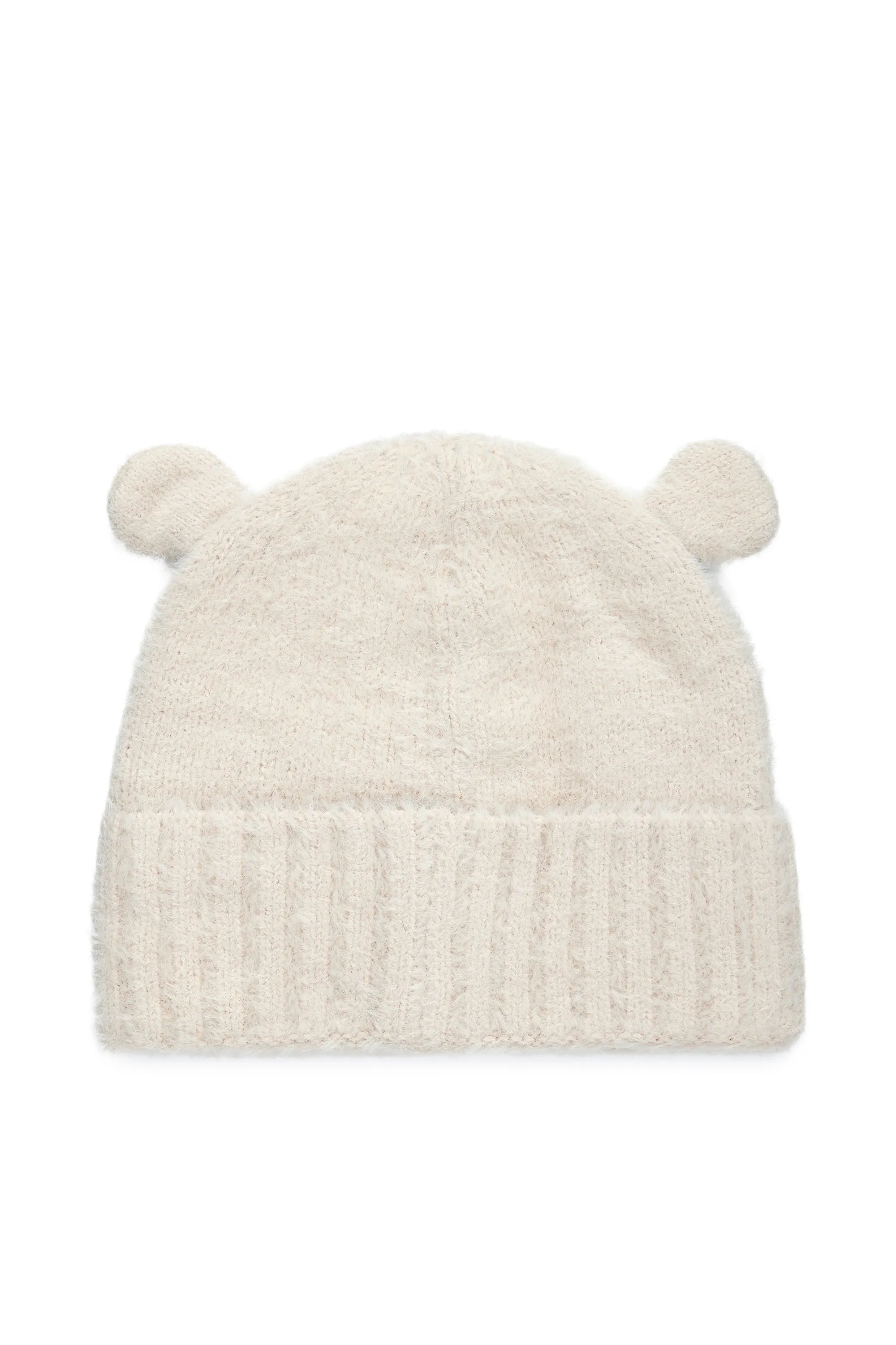 Classic Fuzzy Bear Ear Beanie