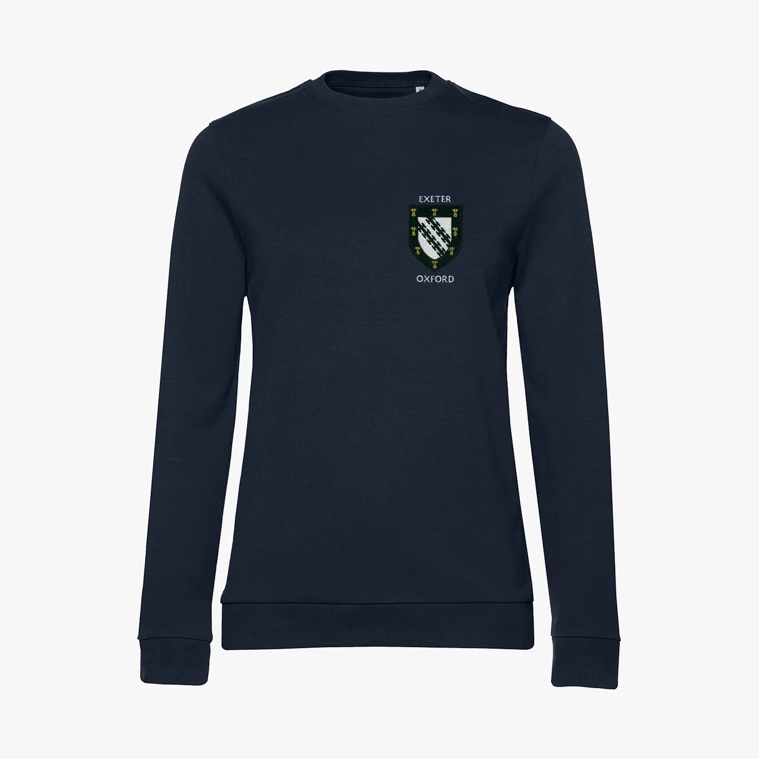 Exeter College Ladies Organic Embroidered Sweatshirt