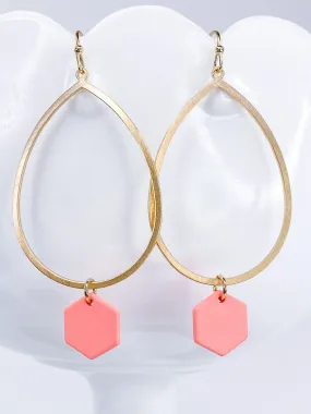 Hexed Tear Drop- Coral