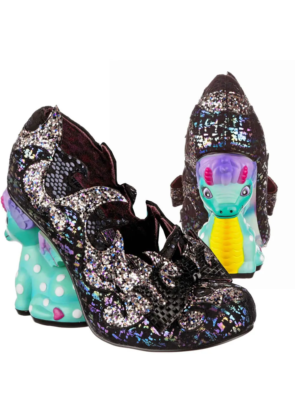 Irregular Choice Dragon's Lair Pumps Black