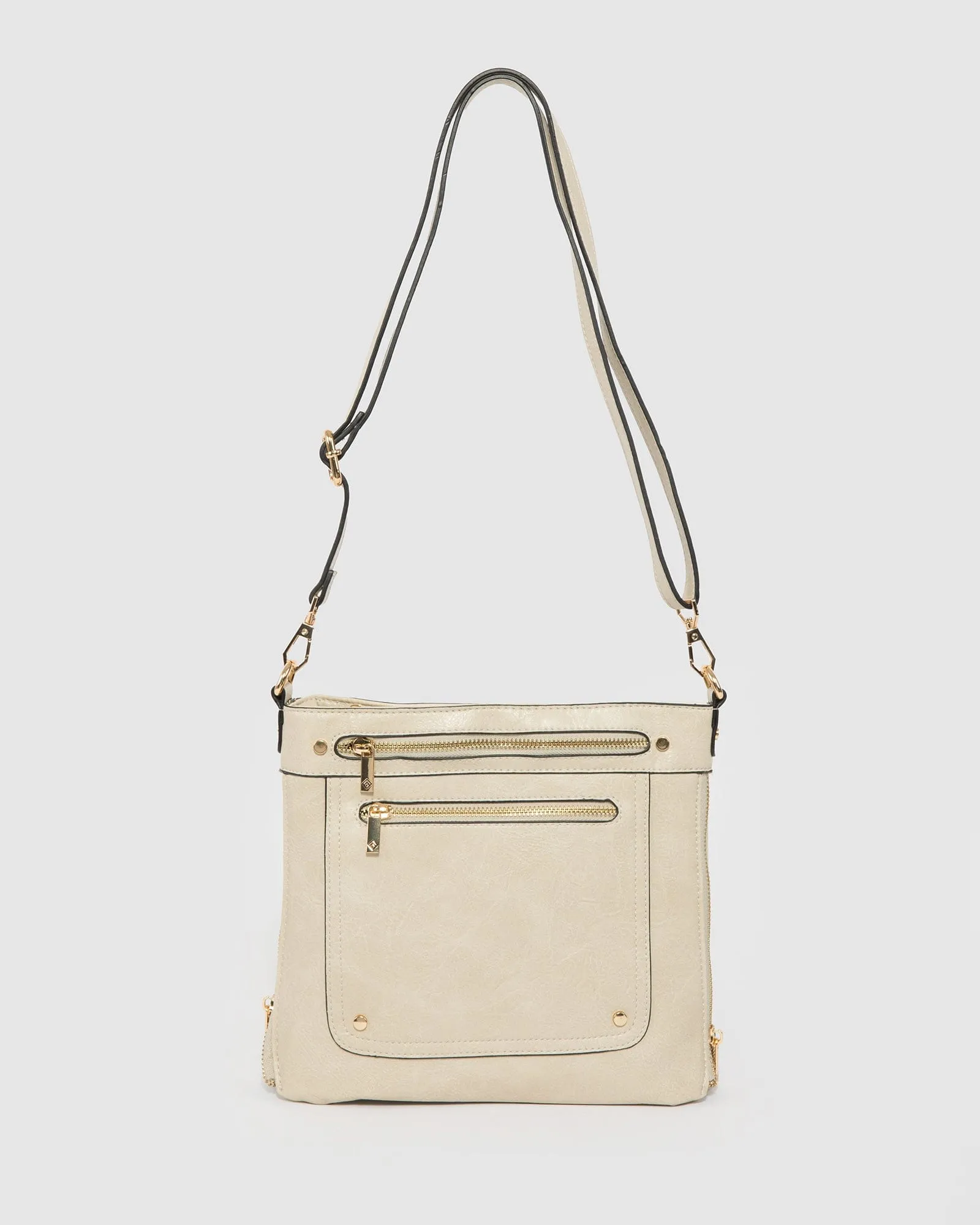 Ivory Penelope Zip Crossbody Bag