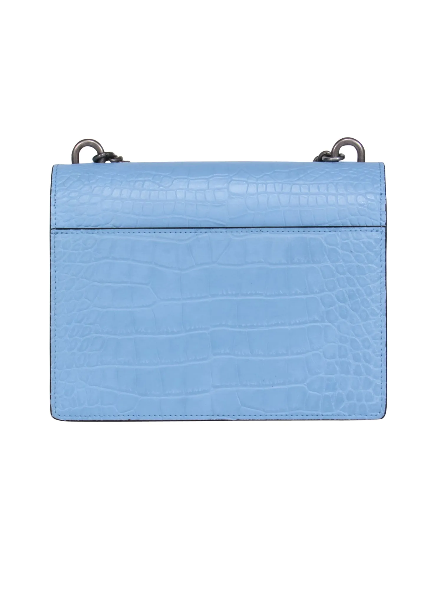 Kurt Geiger – Light Blue Leather Crossbody Bag