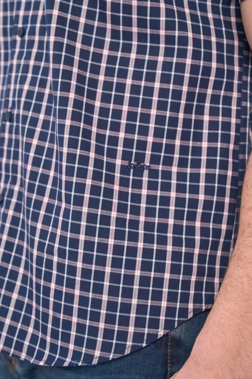 Lee Cooper - Camasa barbat regular cu maneca scurta cu buzunar