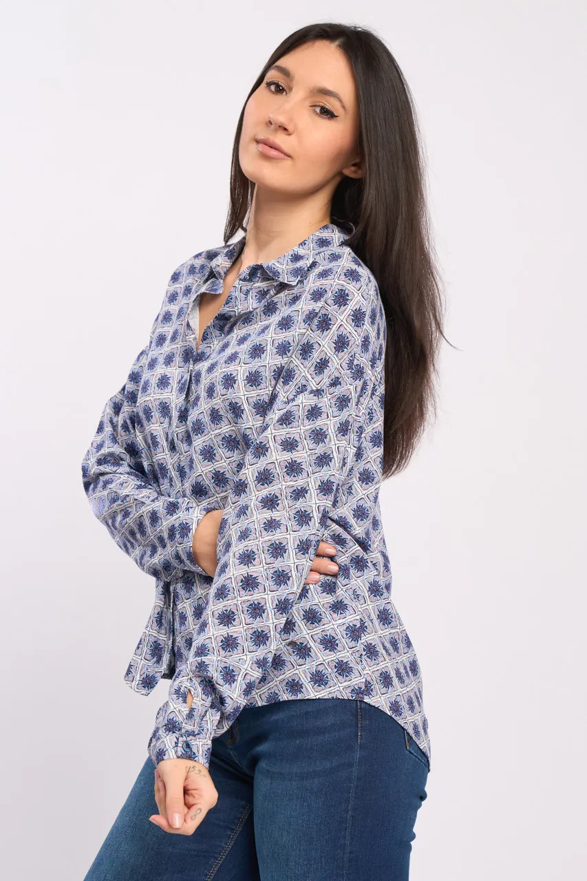 Lee Cooper - Camasa dama maneca lunga cu model