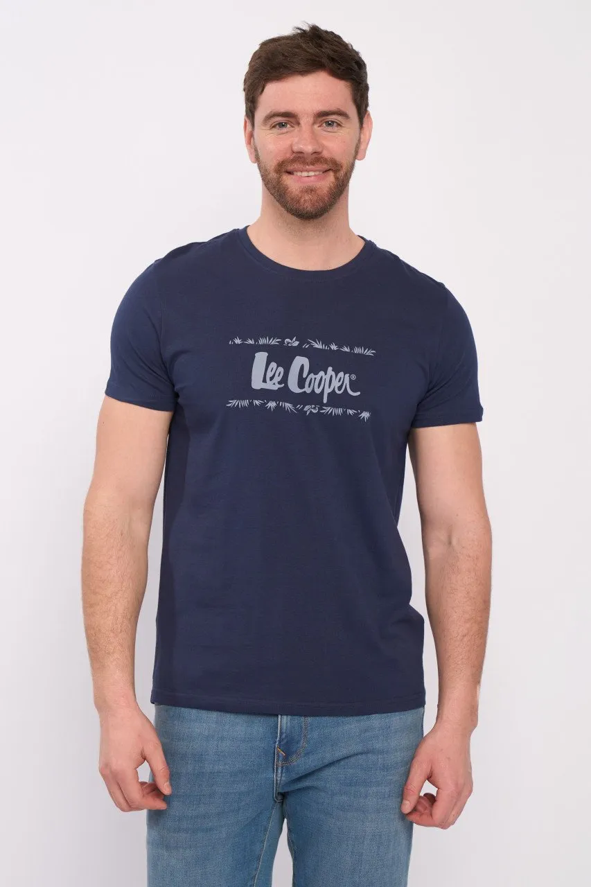 Lee Cooper - Tricou maneca scurta barbat cu model logo