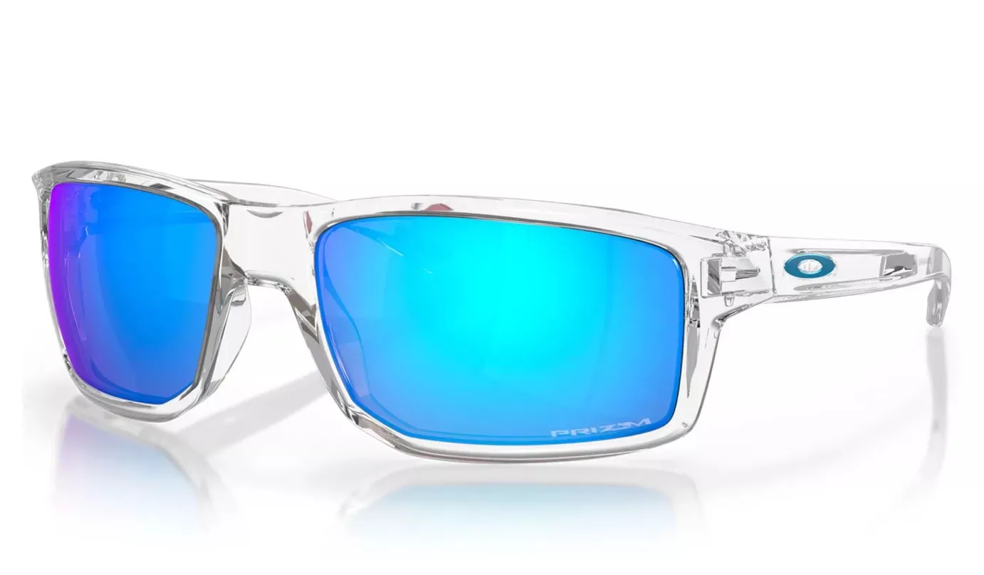 Oakley Gibston Prizm Sapphire Lenses, Polished Clear Frame