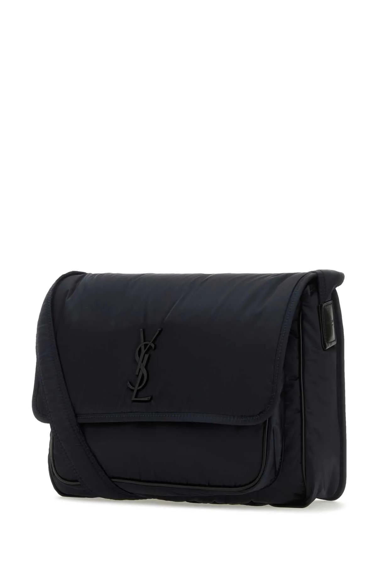 Saint Laurent Dark Blue Nylon Niki Crossbody Bag