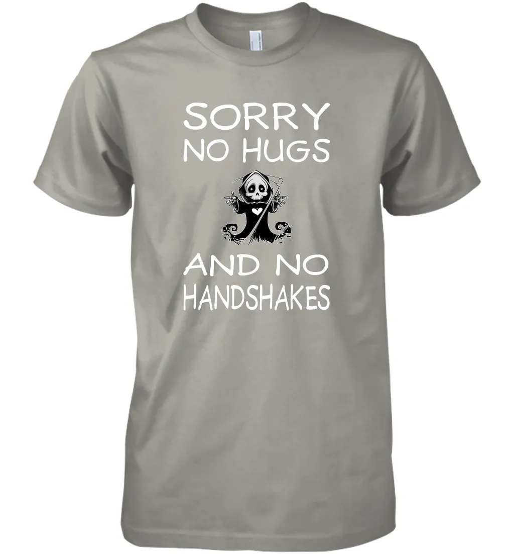Sorry No Hugs No Handshakes Wash Your Hands Coronacation Premium Men's T-Shirt