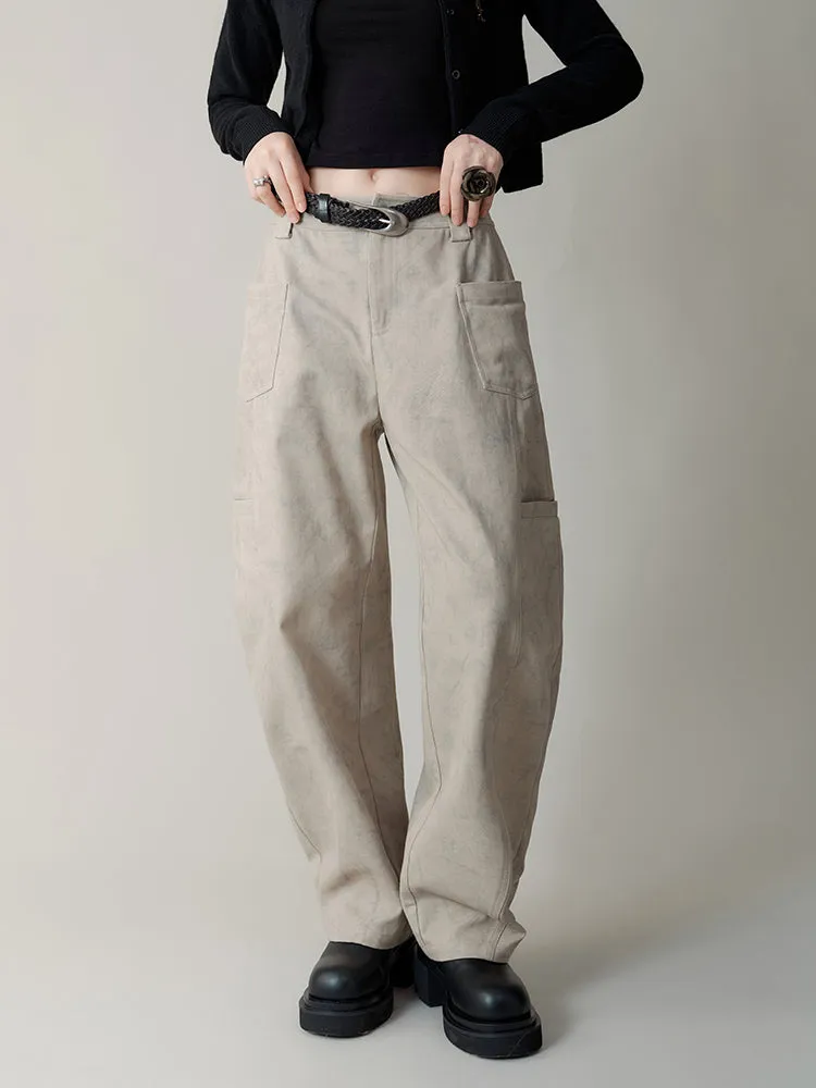 Stir-Dyed Loose Jeans
