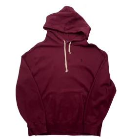 Vintage Burgundy Polo Ralph Lauren Hoodie - Extra Large