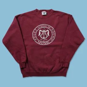 Vintage School of Sound & Music Sweater Medium