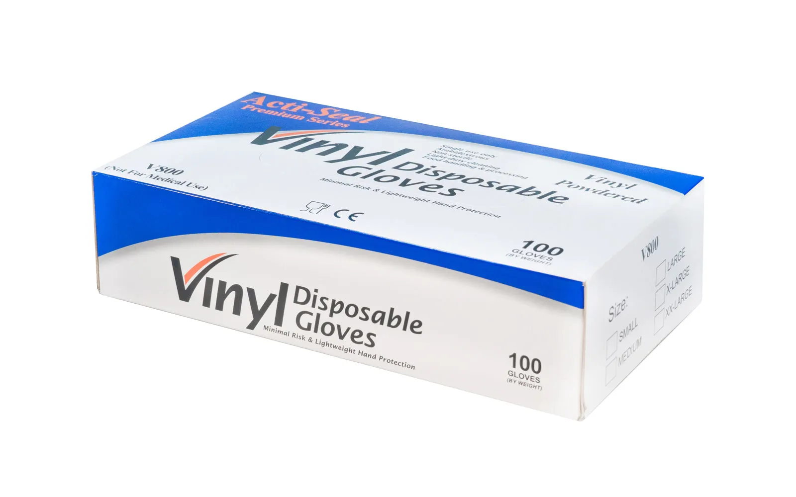 Vinyl Powdered Disposable Gloves ~ 100 Gloves