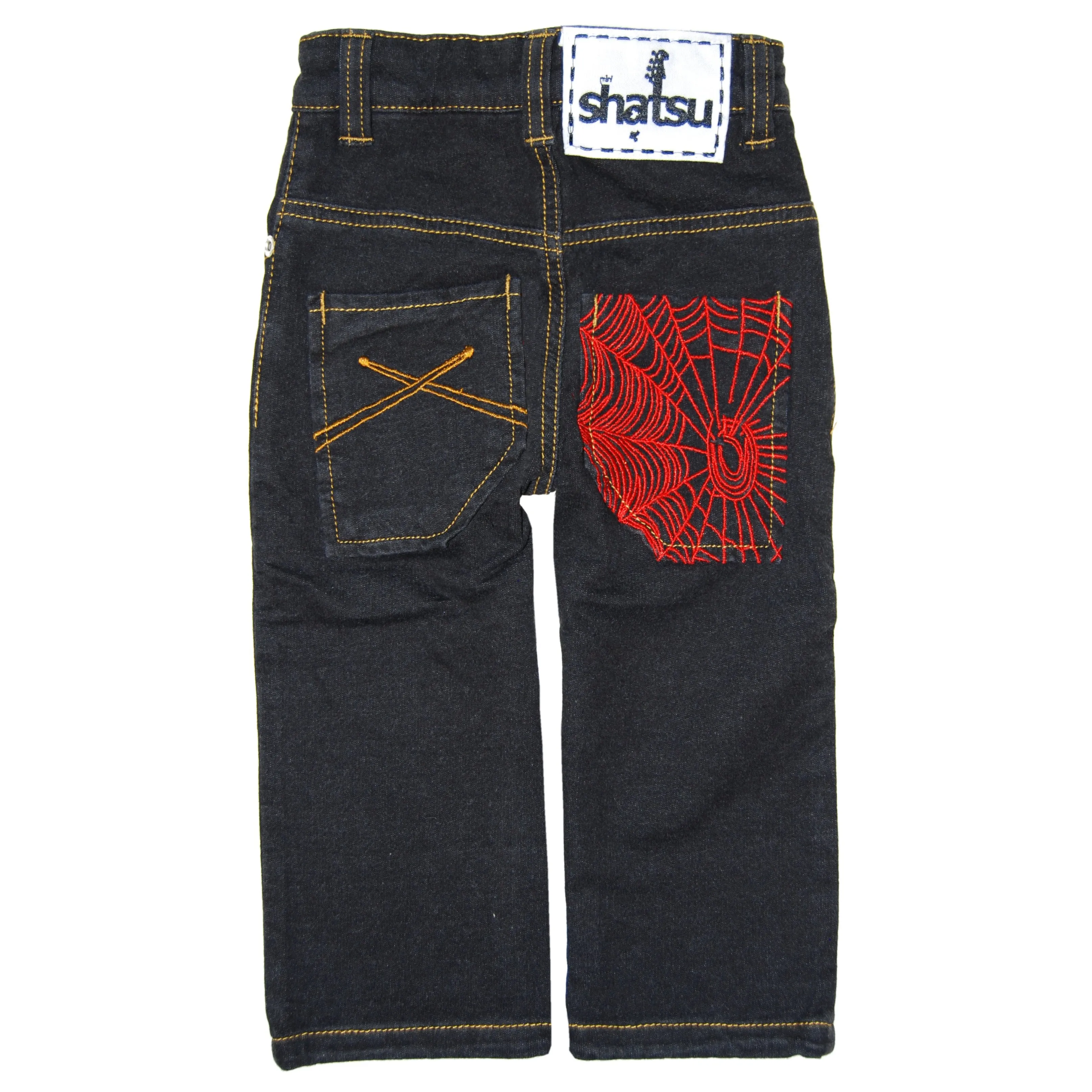 Webster Black Washed French Terry Jeans by: Mini Shatsu
