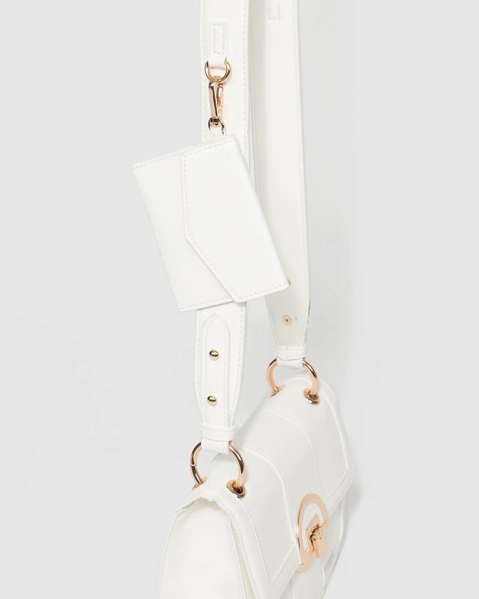 White Sierra Pouch Crossbody Bag