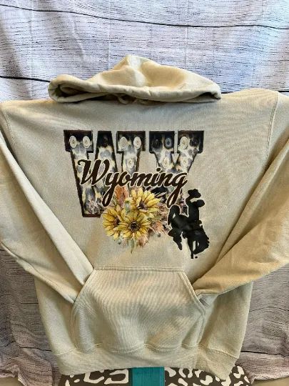 Wyoming Sunflower Hoodie, crewneck, or T-shirt