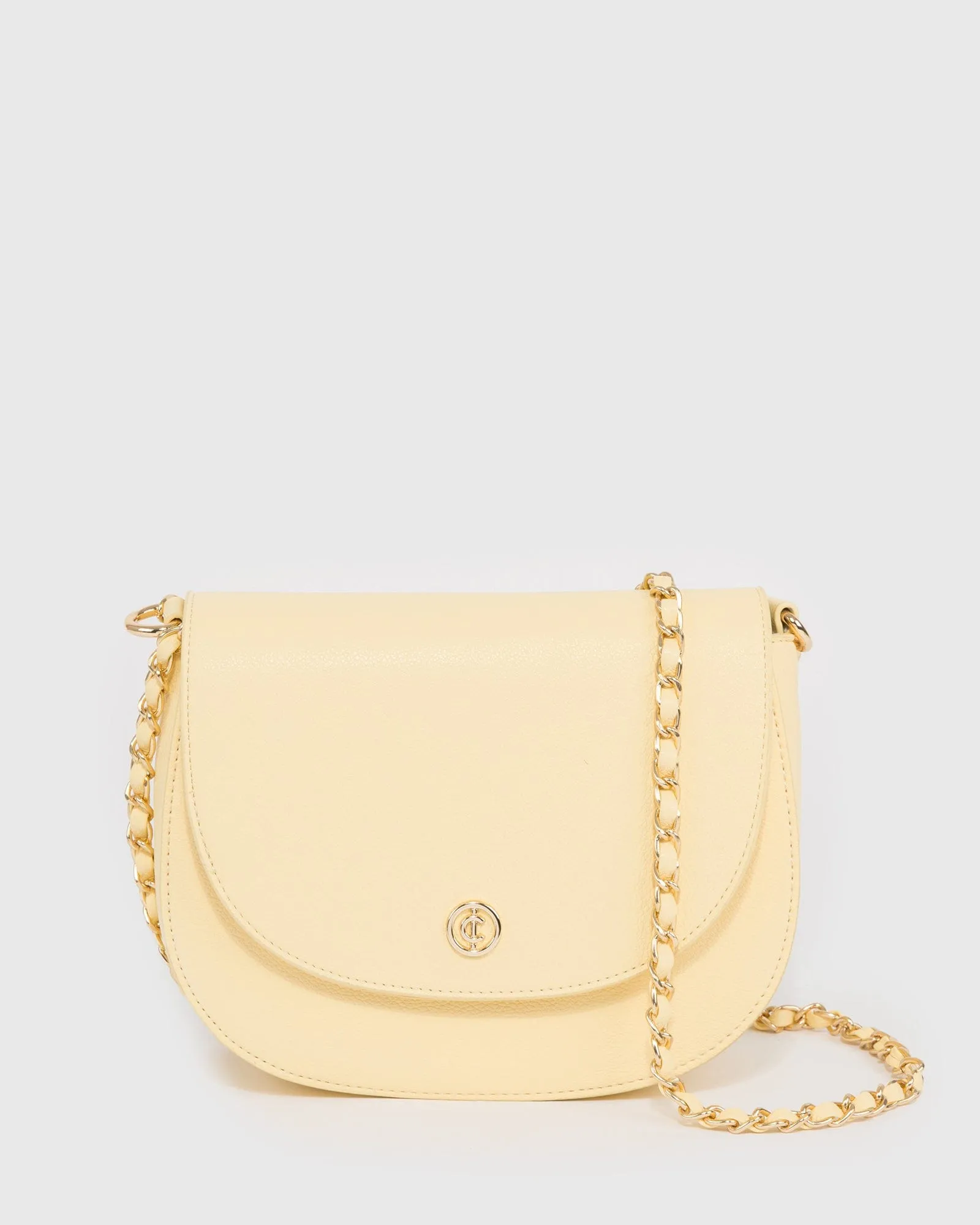 Yellow Sadie Saddle Bag